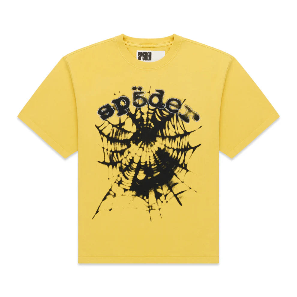 Sp5der OG Web V2 Tee 'Yellow'