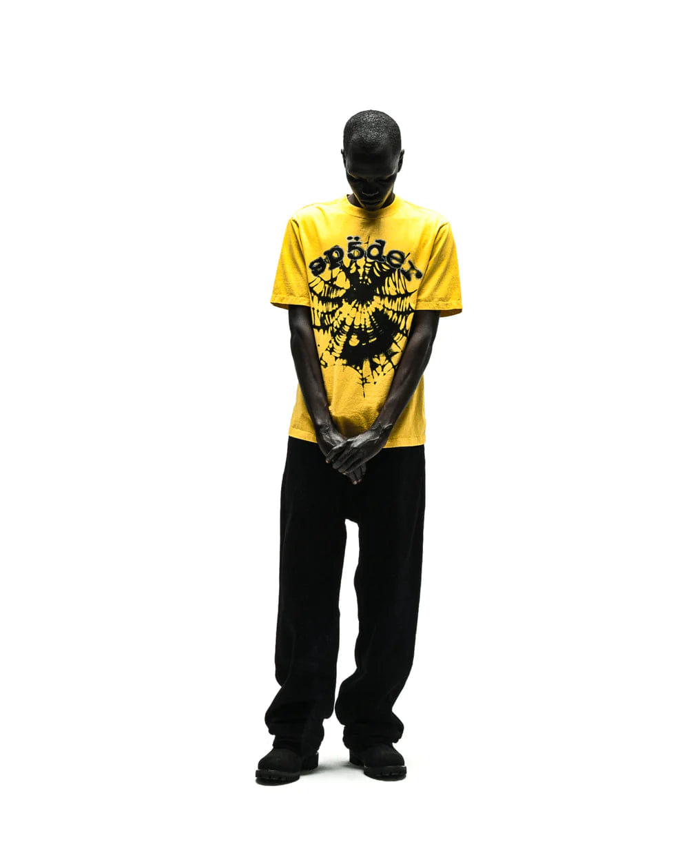 Sp5der OG Web V2 Tee 'Yellow'