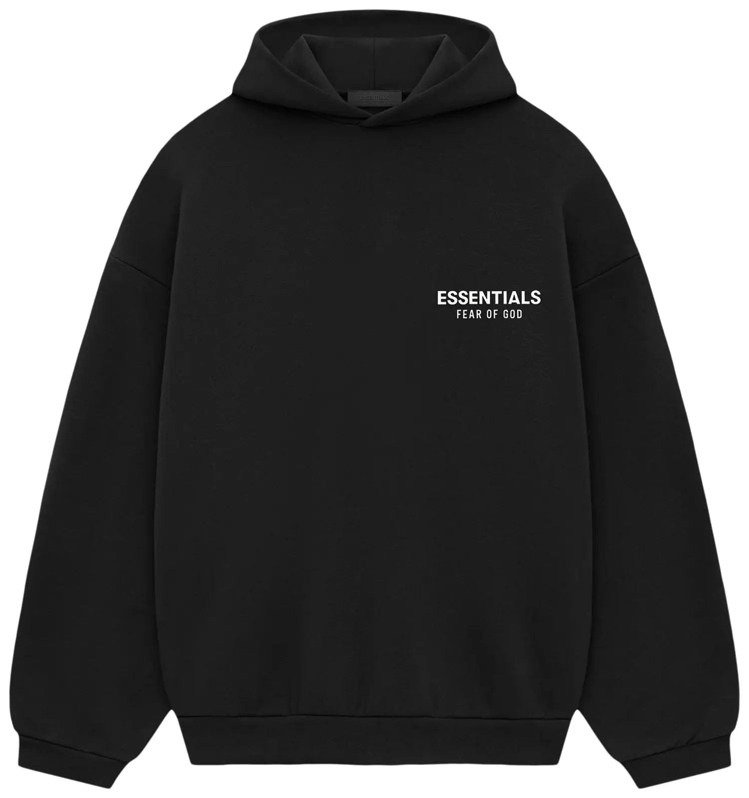 Fear of God Essentials Essentials Fleece Pullover Hoodie (FW24) 'Black'