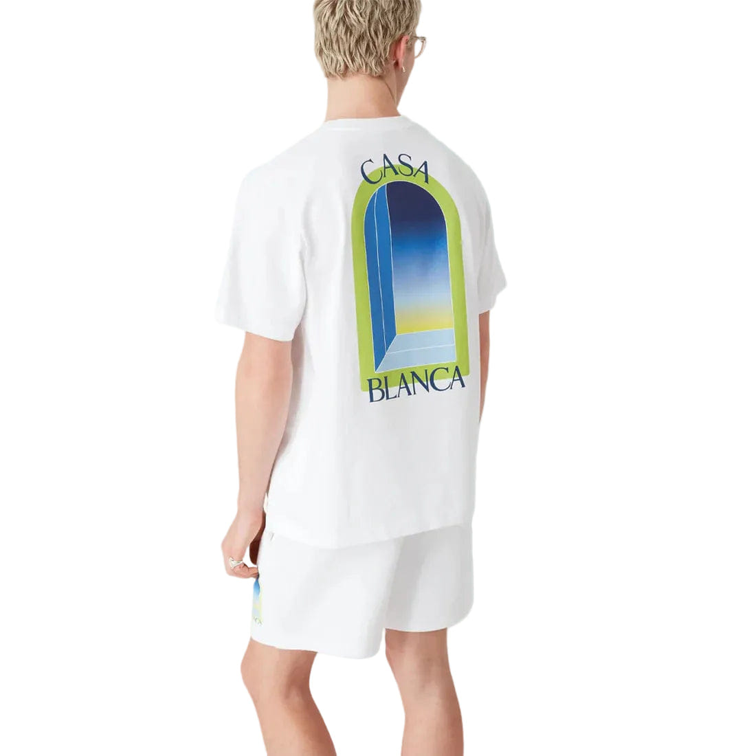 Casablanca Arches Classic Tee 'White'