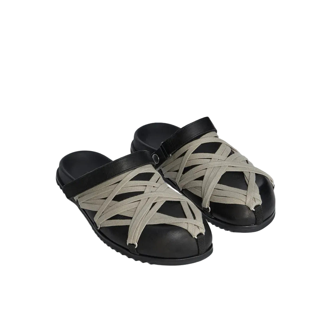Rick Owens Megalace Mule Granola 'Black'