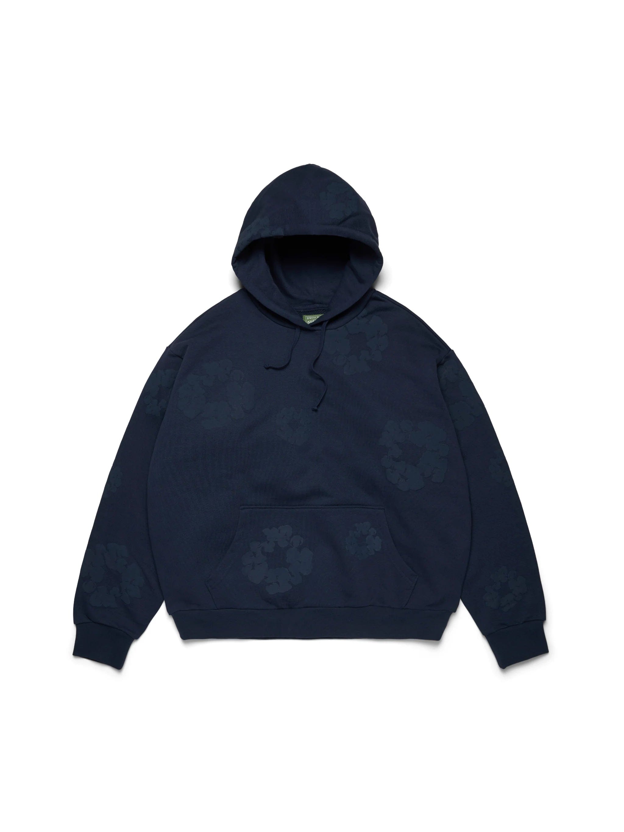 Denim Tears Mono Cotton Wreath Hoodie 'Navy'