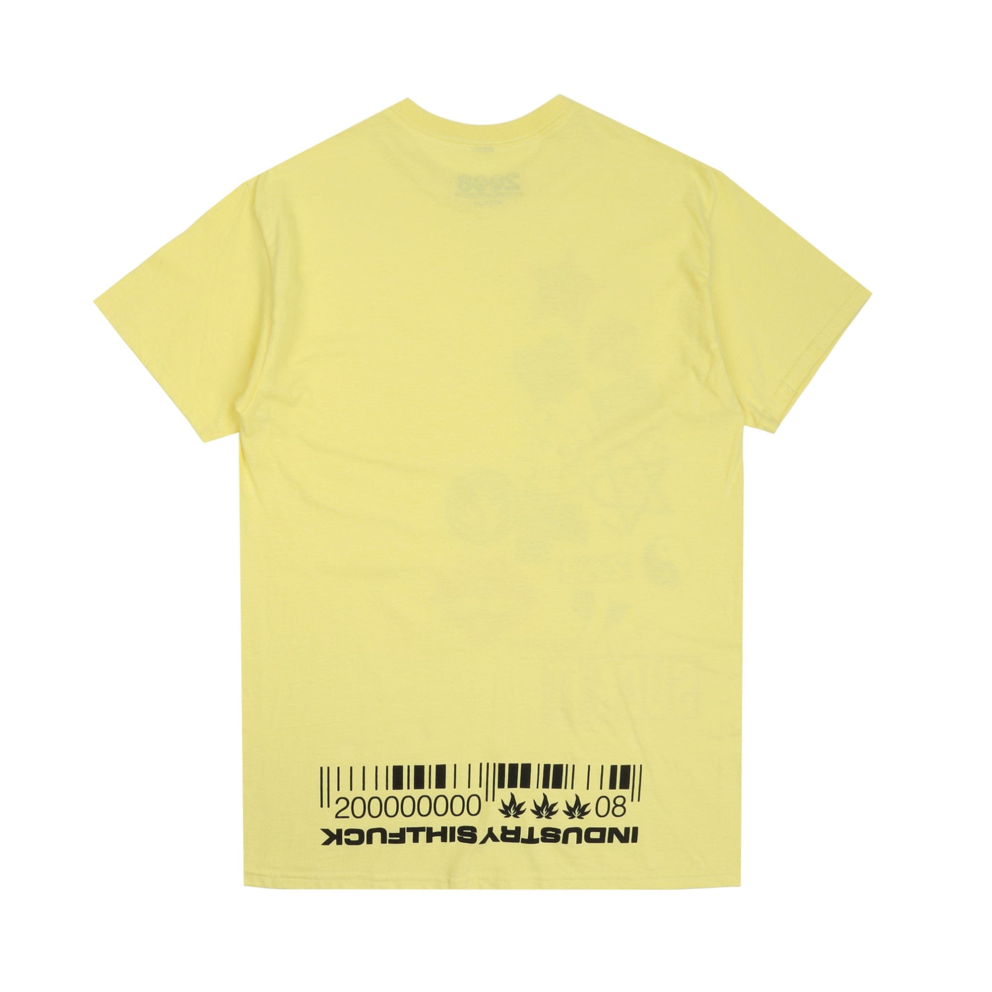 Fuck This Industry Stickers T-Shirt - Yellow