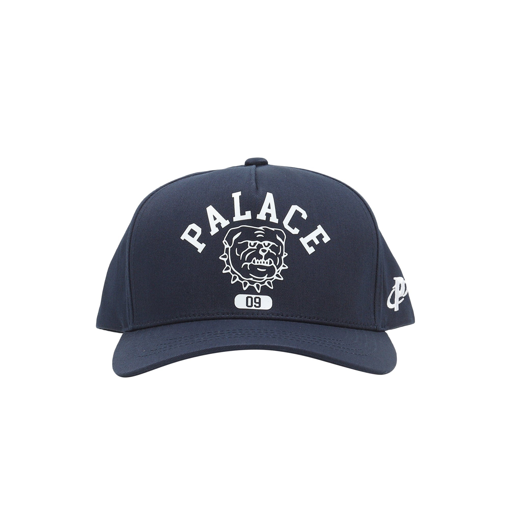 Palace Bulldog P Frame 5-Panel Snapback - Navy