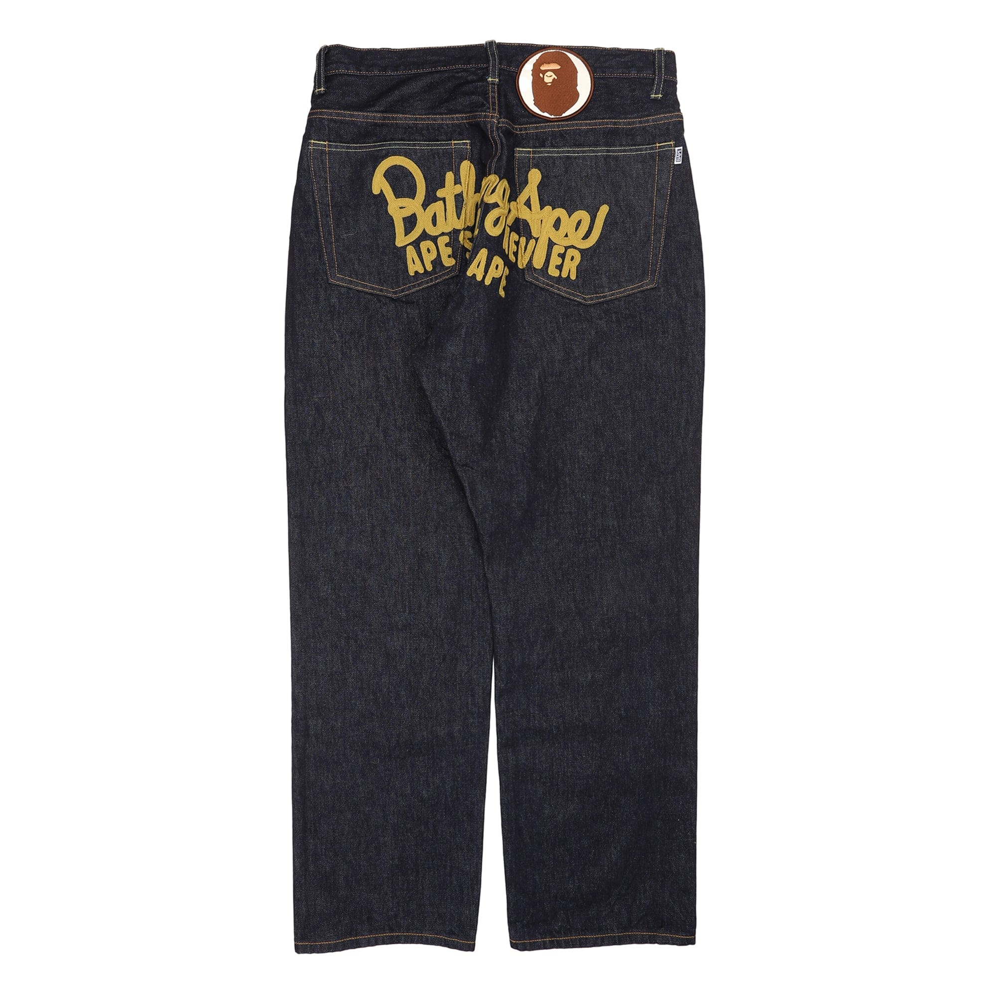 BAPE Champion Denim Pants - Indigo