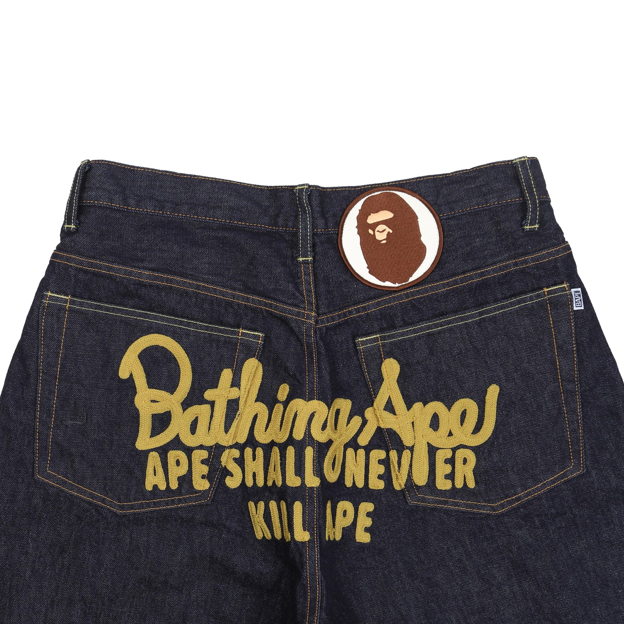 BAPE Champion Denim Pants - Indigo