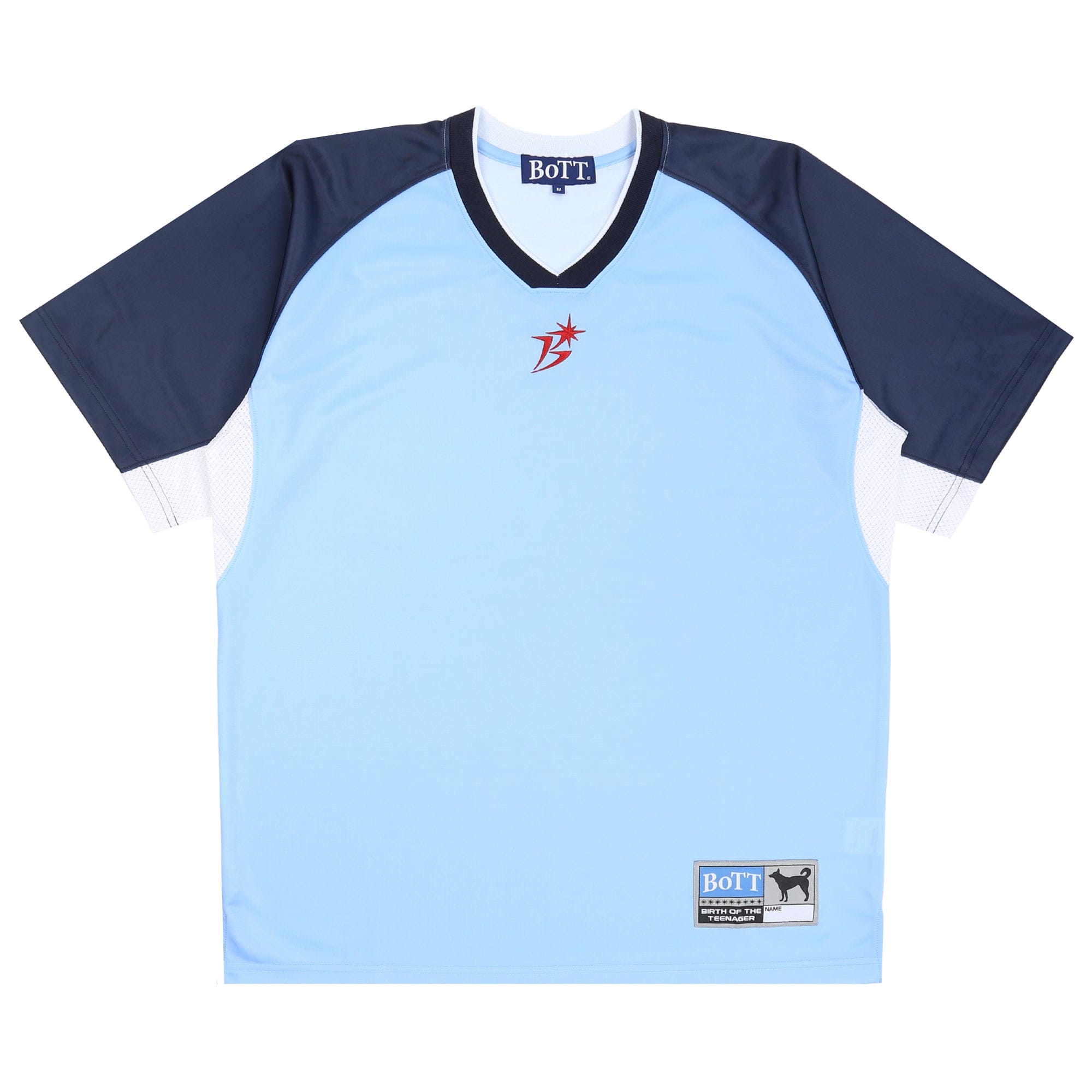 Bott Paneled Training Shirt - Light Blue