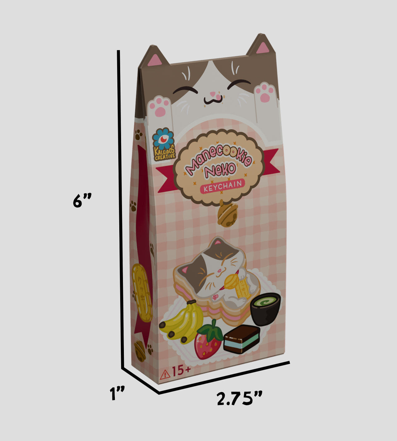 Kaleidos Creative Manecookie Neko Keychain Blind Box