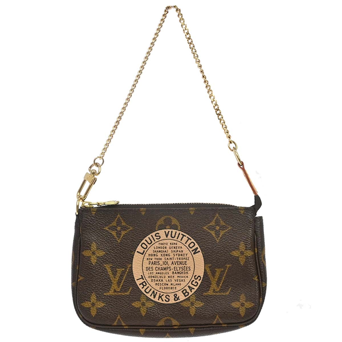 Louis Vuitton 2007 Monogram Mini Pochette Accessoires Handbag M60153