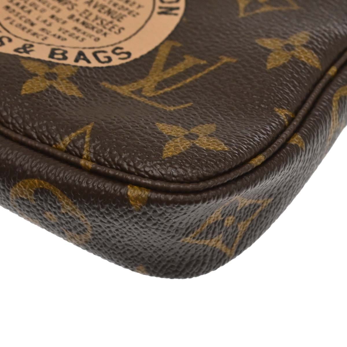 Louis Vuitton 2007 Monogram Mini Pochette Accessoires Handbag M60153
