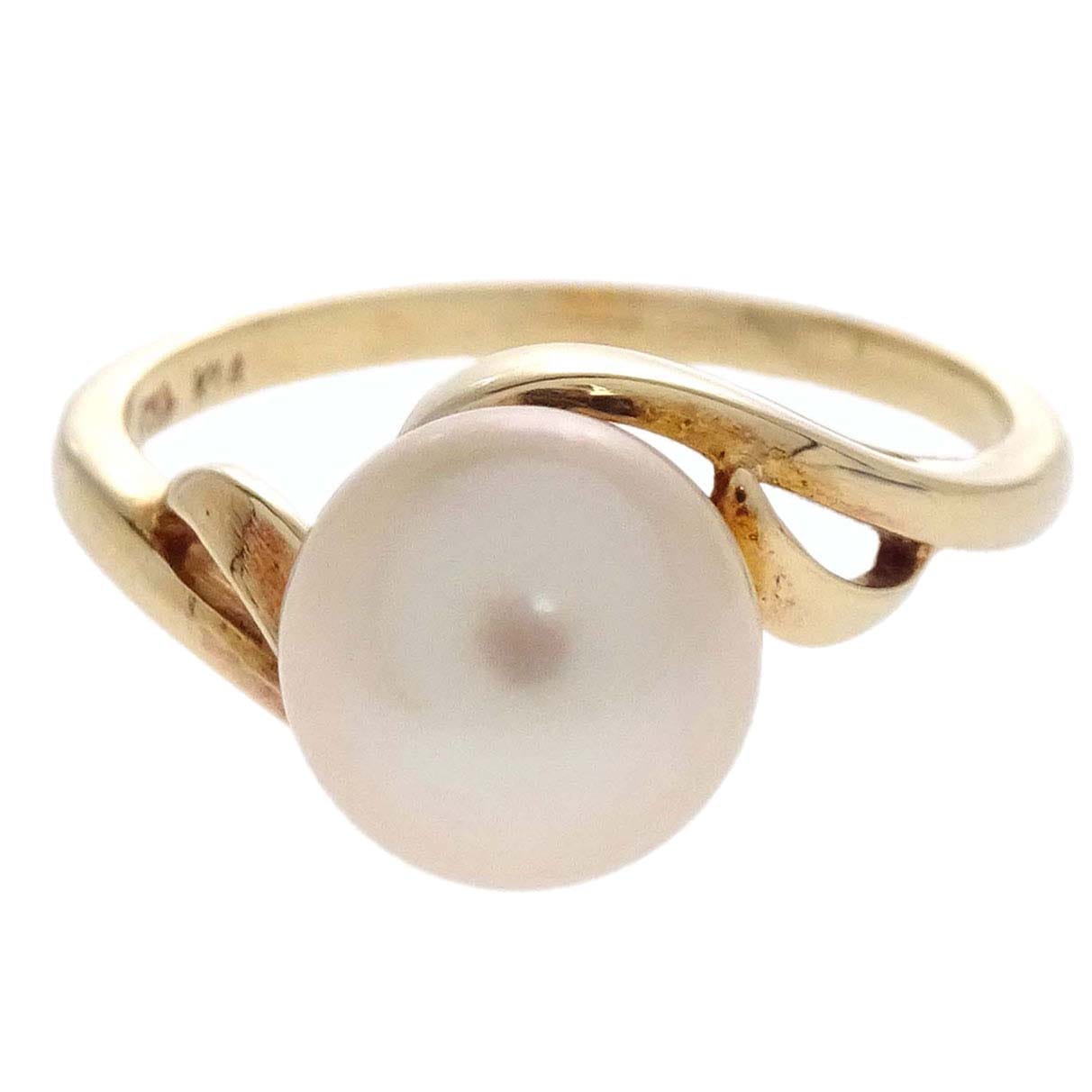 Other Brand Mikimoto Ring 14K Pearl Gold #51 Jewelry