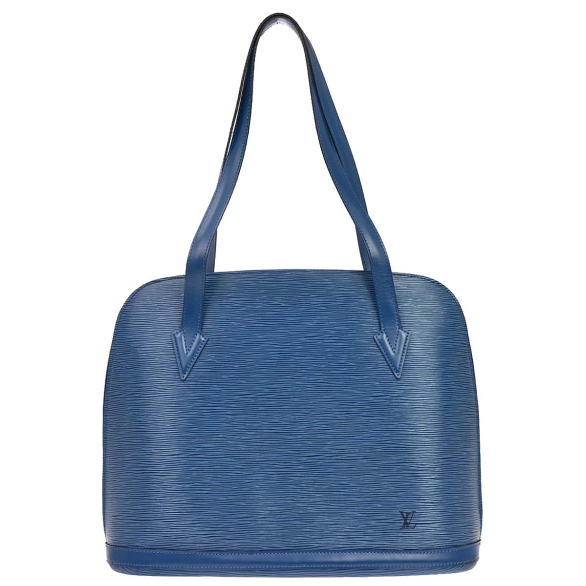 Louis Vuitton 1996 Blue Epi Lussac Shoulder Bag M52285