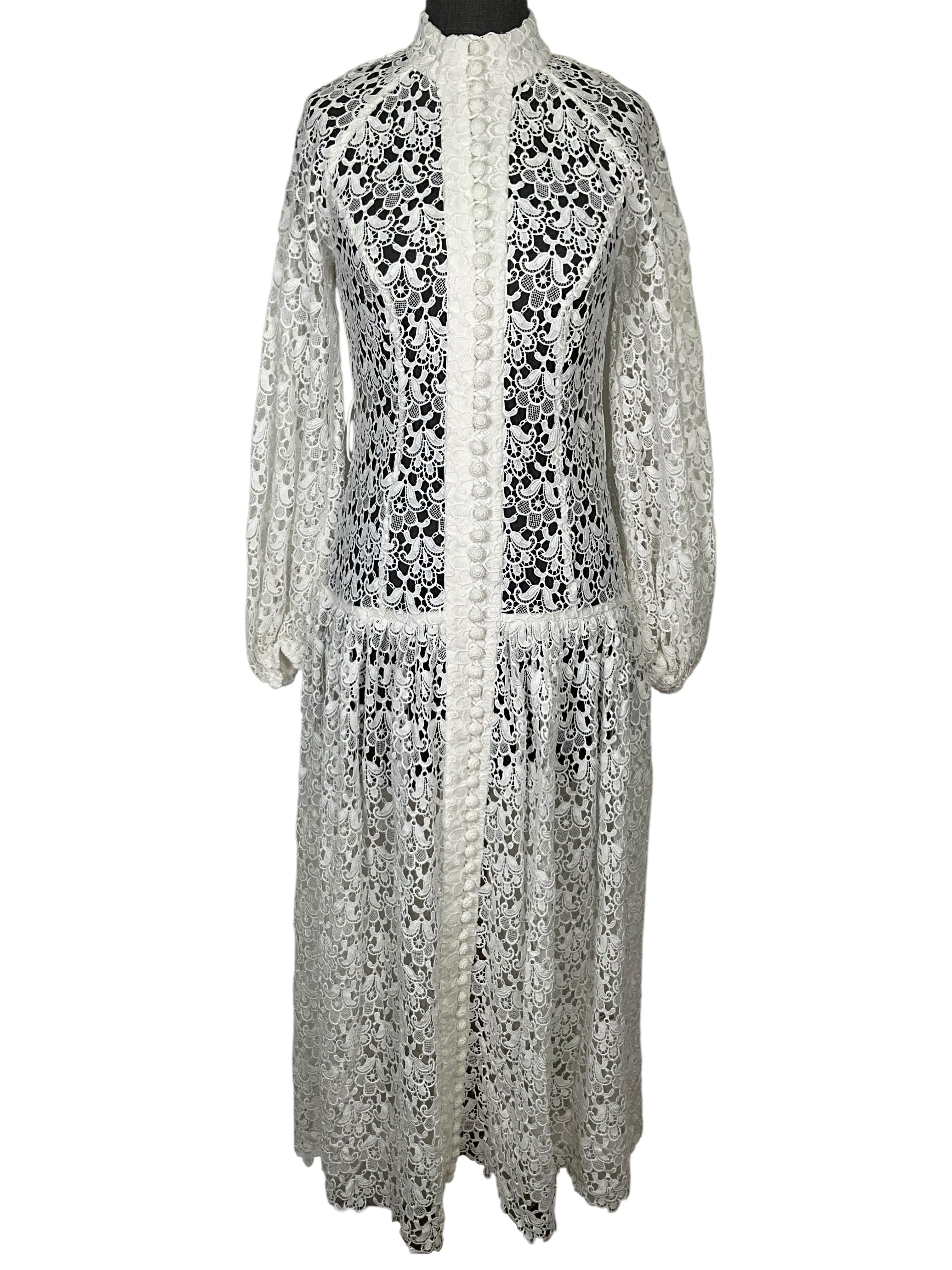 Zimmermann Lace Maxi Dress Size S