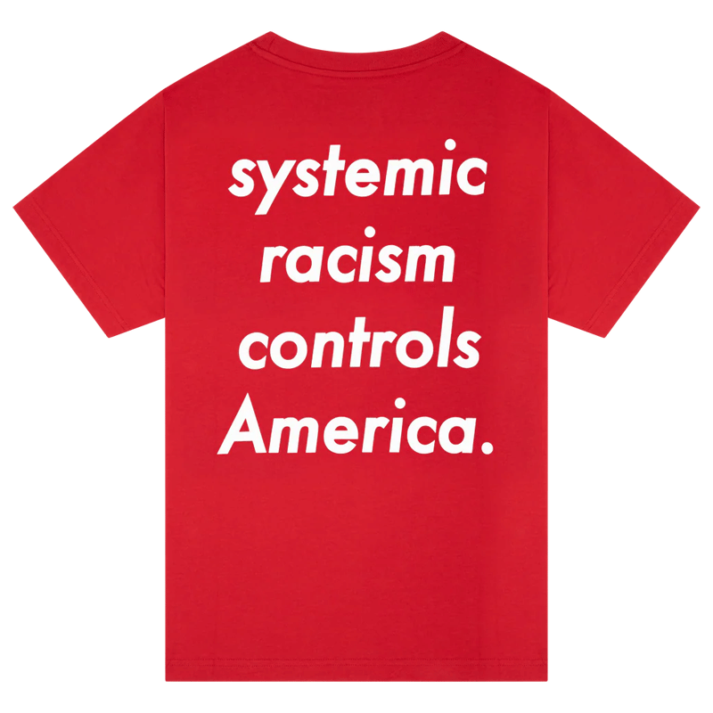 Denim Tears Black Entertainment Tee 'Red'