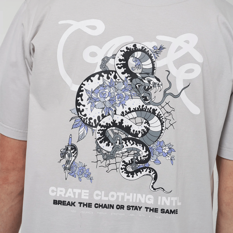Crate Clothing Crate Break The Chain Scripted T-Shirt