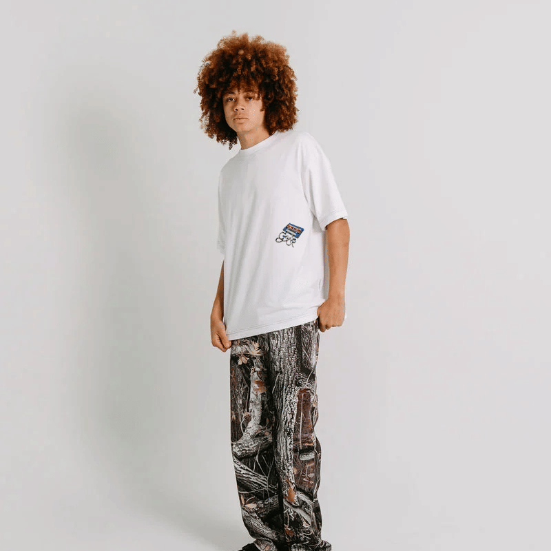 Crate Clothing Crate Script Cassette Box Fit Tee 'White'