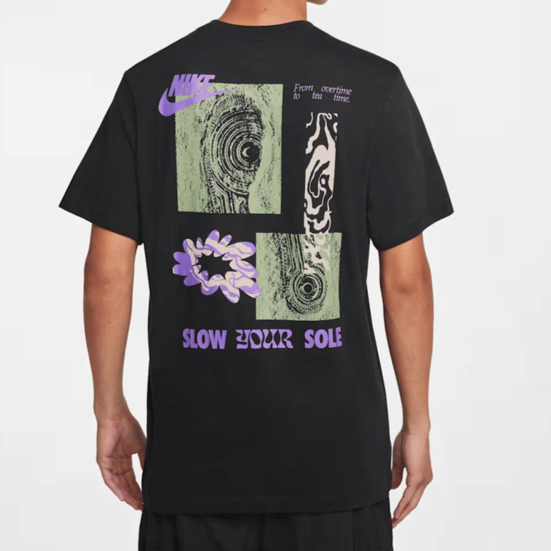 Nike Sportswear Tee Slow Your Sole 'Black'