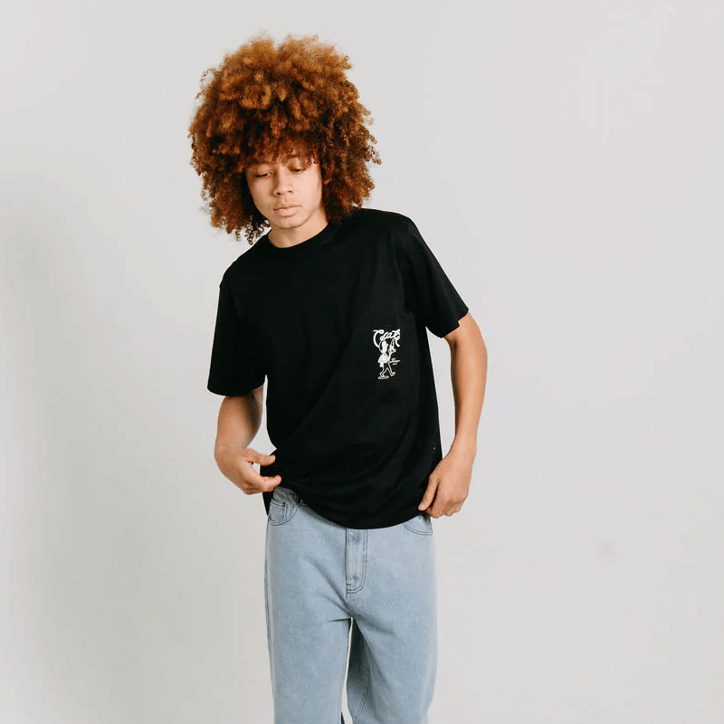 Crate Clothing Crate x Willie The Waiter Waders Tee 'Black'