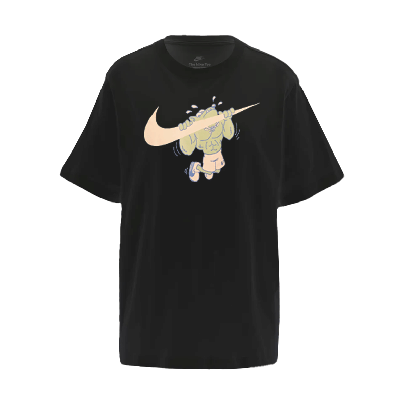 Nike Sportswear Graphic Tee Pull Up 'Black'
