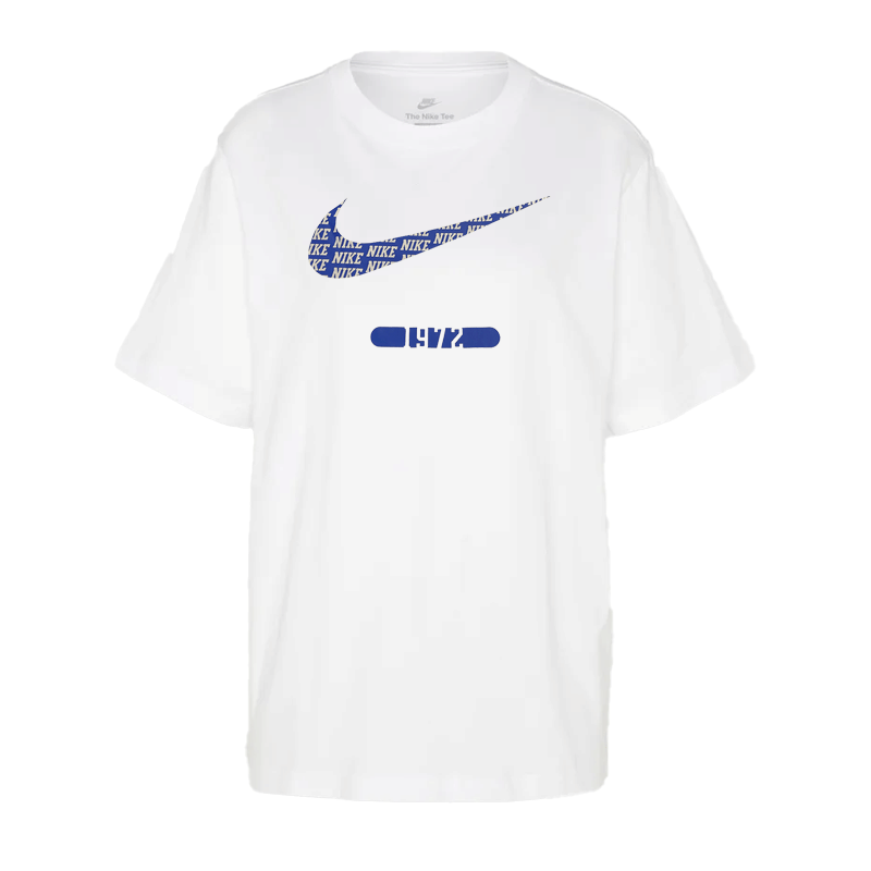 Nike Sportswear 1972 Swoosh Tee 'White/Blue'