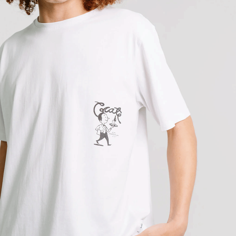 Crate Clothing Crate x Willie The Waiter Beach Tee 'White'