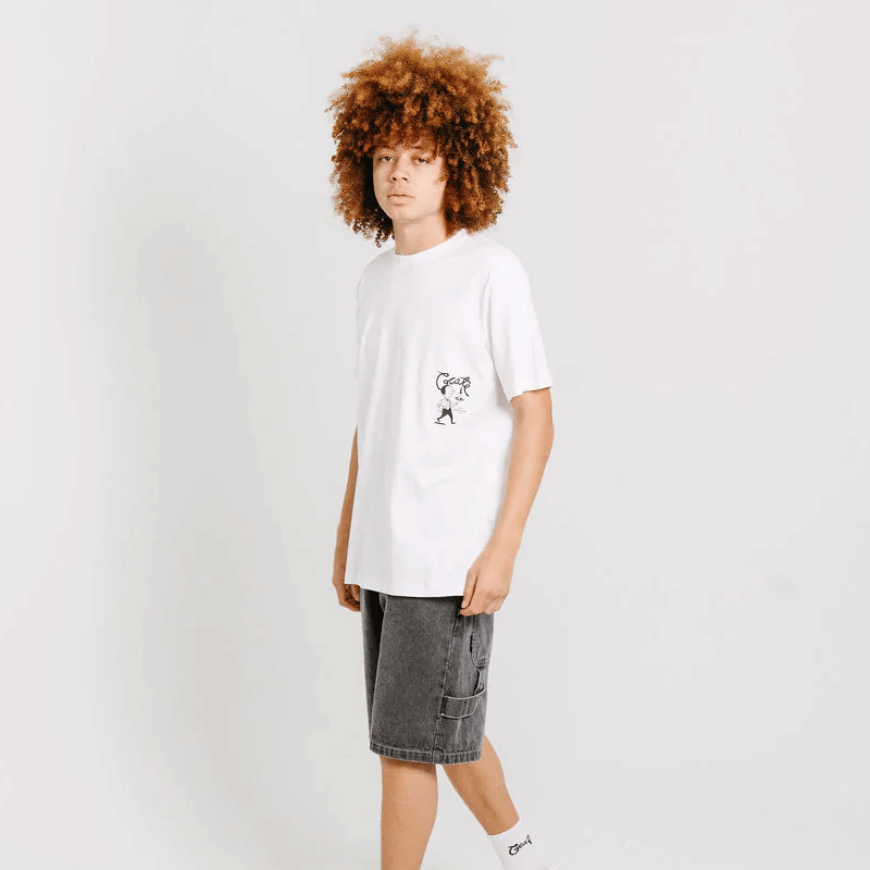 Crate Clothing Crate x Willie The Waiter Waders Tee 'White'