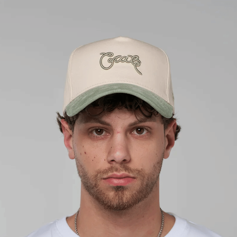 Crate Clothing Crate Scripted 1/2 Cord Snapback 'Matcha'