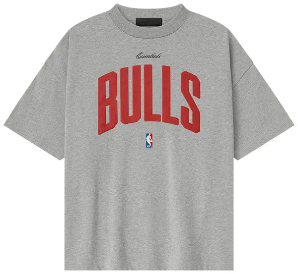 Fear of God Essentials NBA Bulls 90s Tee 'Concrete Heather'