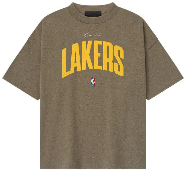 Fear of God Essentials NBA Lakers 90s Tee 'Homestead Heather'