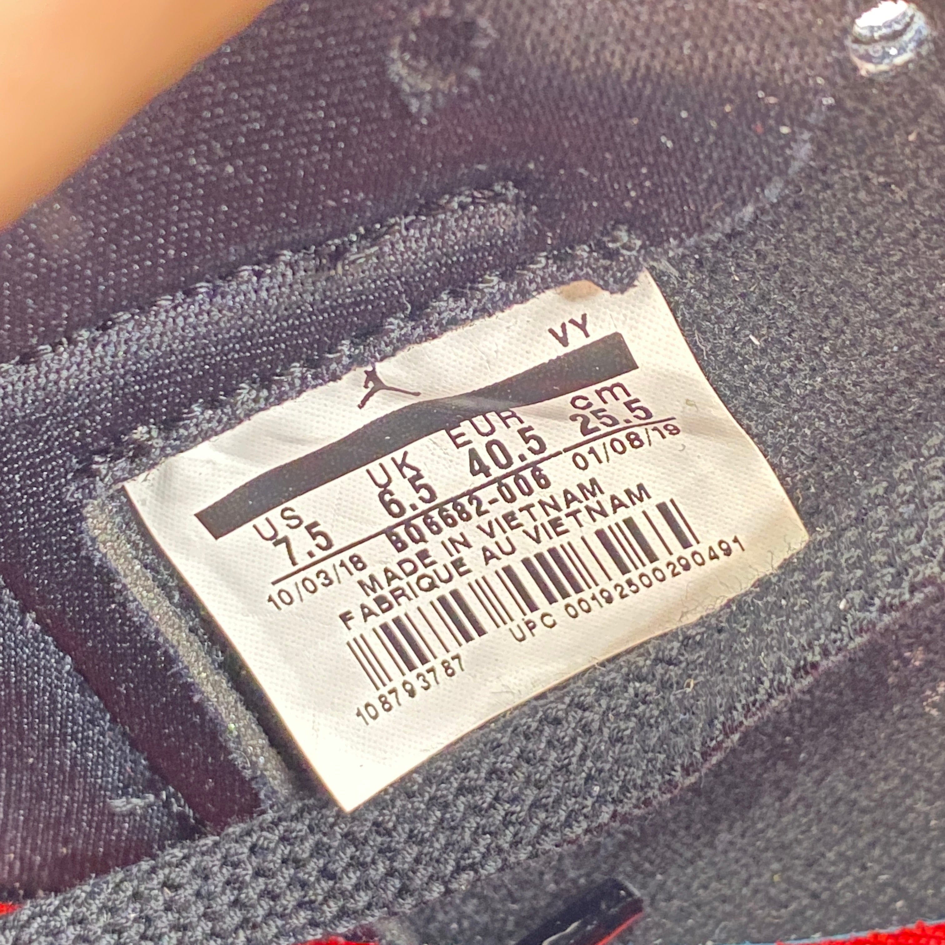 Air Jordan 1 Retro High "Defiant" 2019 New Size 7.5