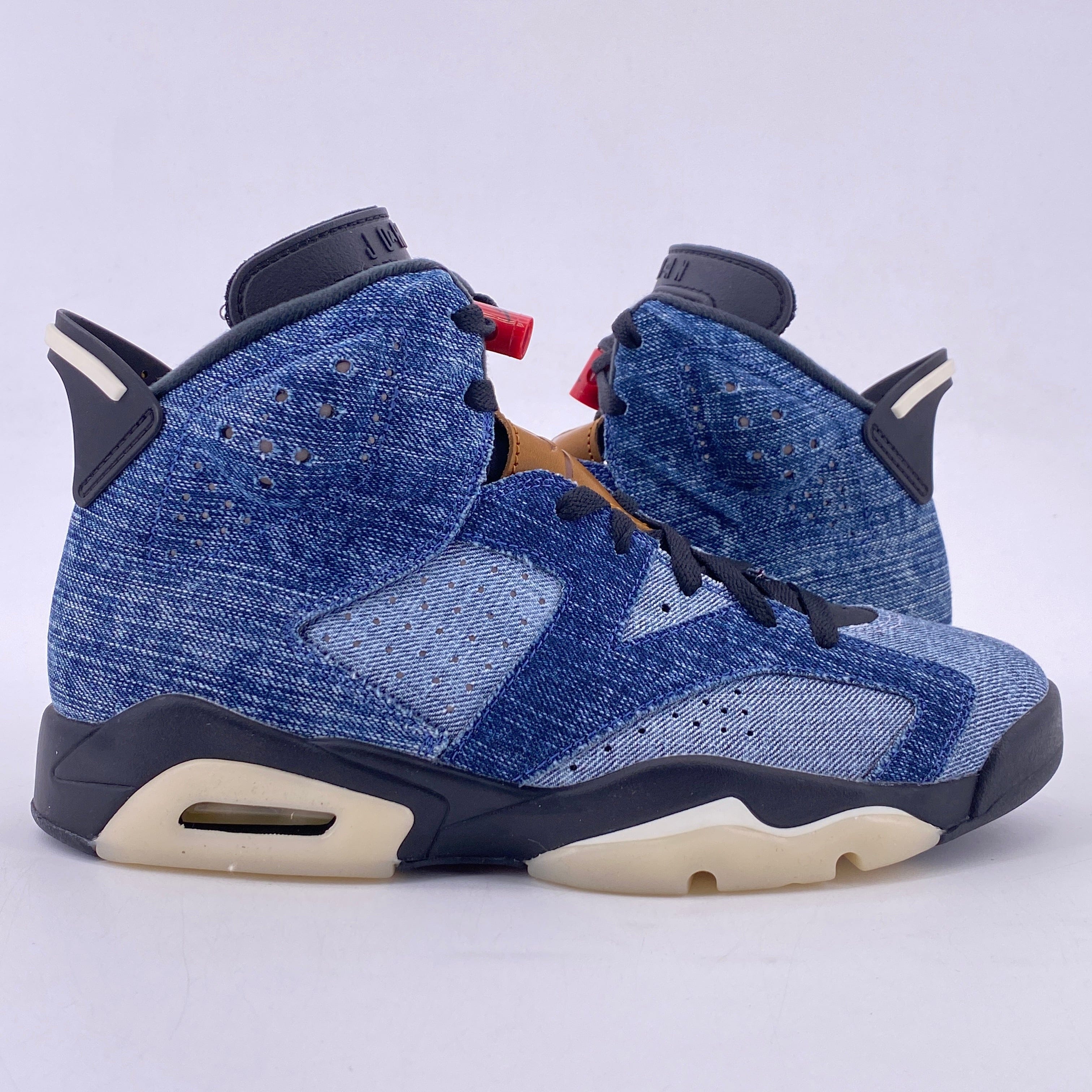 Air Jordan 6 Retro "Washed Denim" 2019 New Size 8.5