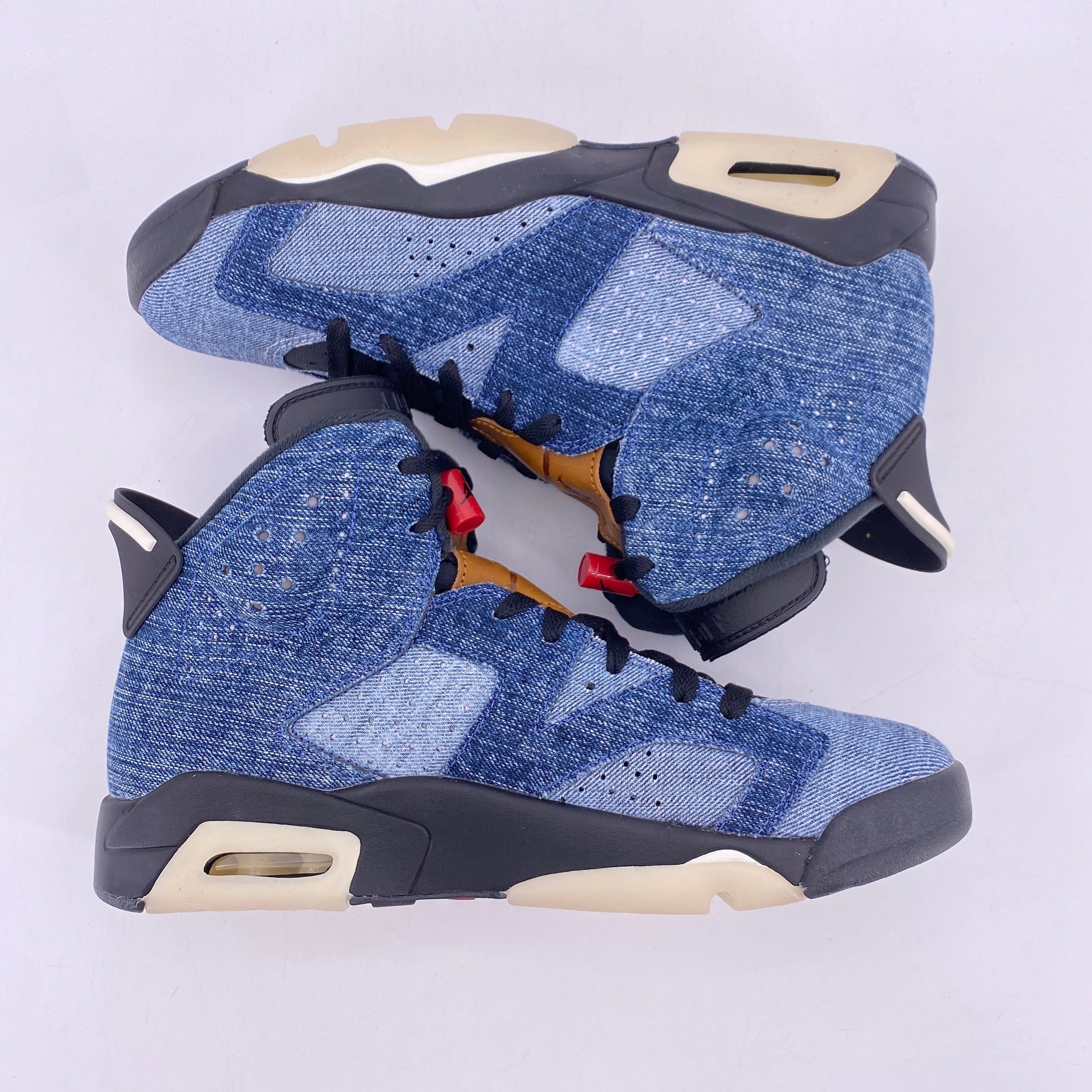 Air Jordan 6 Retro "Washed Denim" 2019 New Size 8.5