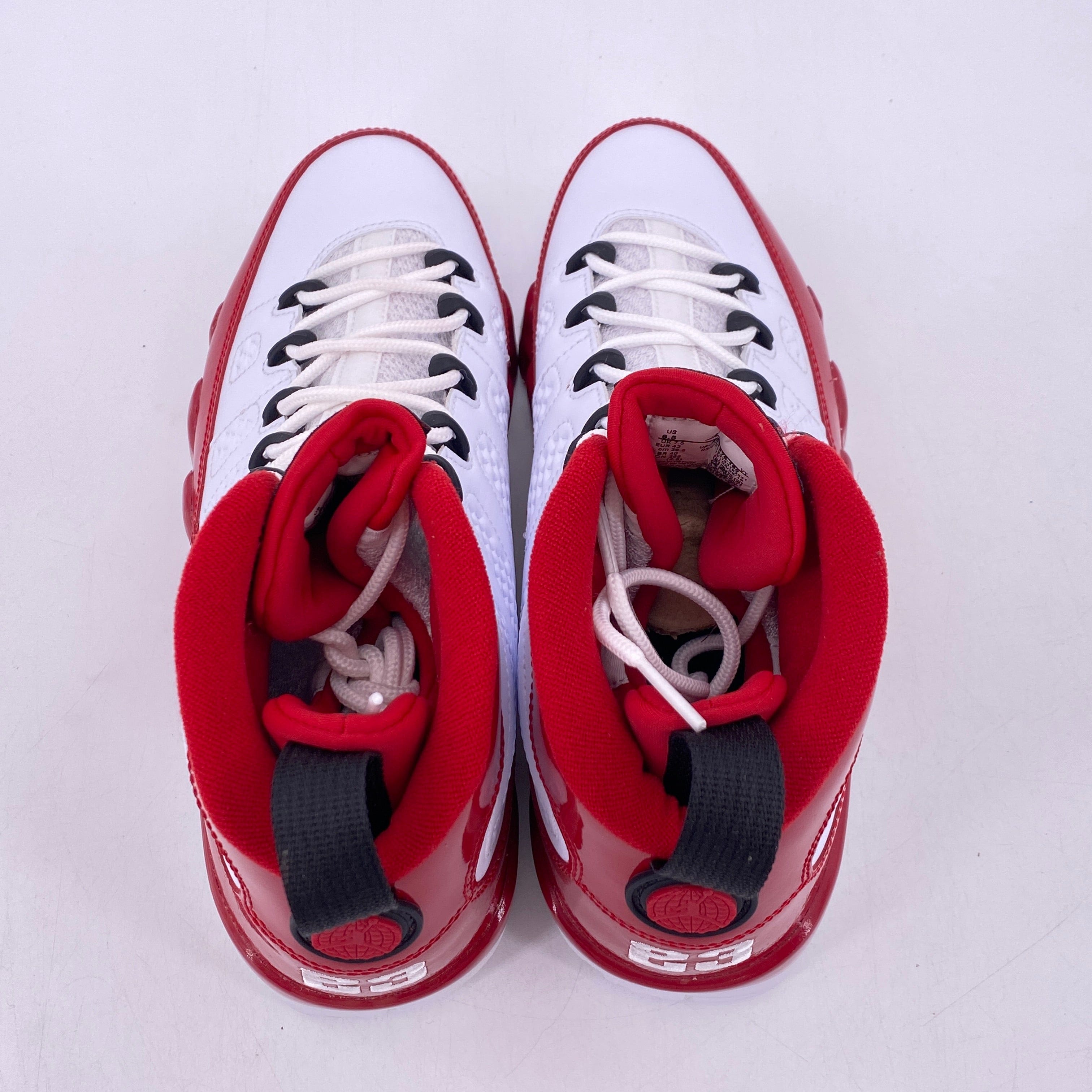 Air Jordan 9 Retro "White Gym Red" 2019 New Size 8.5