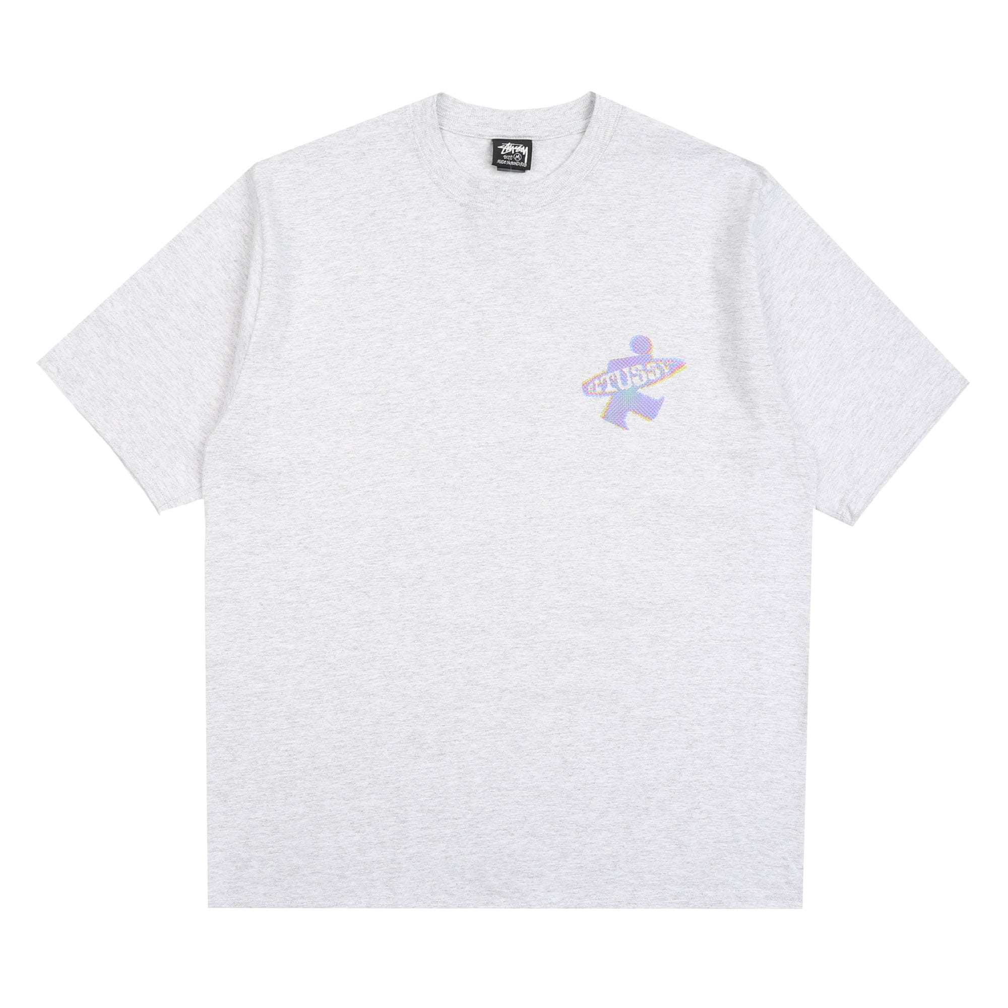 Stussy Dot Surf Tee - Ash Heather