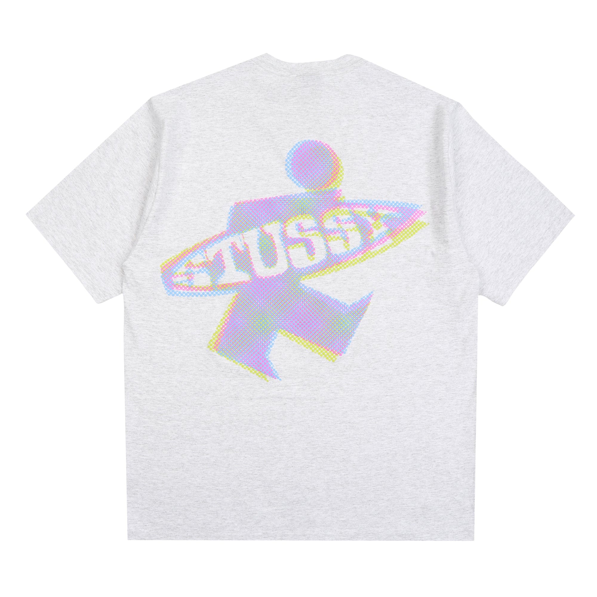 Stussy Dot Surf Tee - Ash Heather