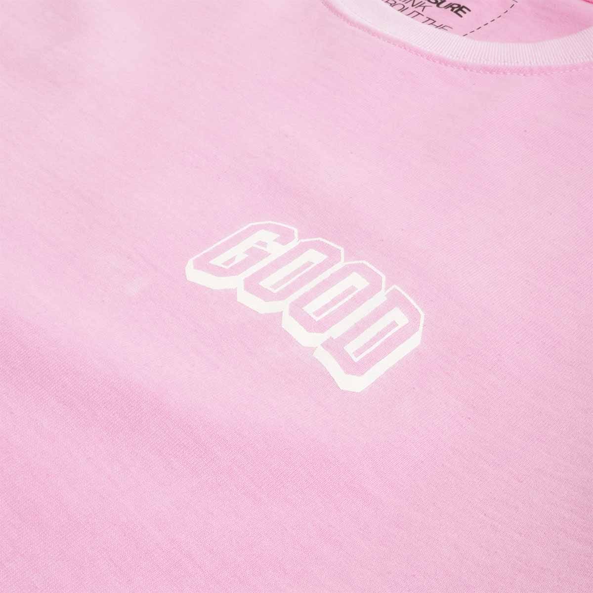 Good Measure "Riz" Logo T-Shirt in Pink Cadillac
