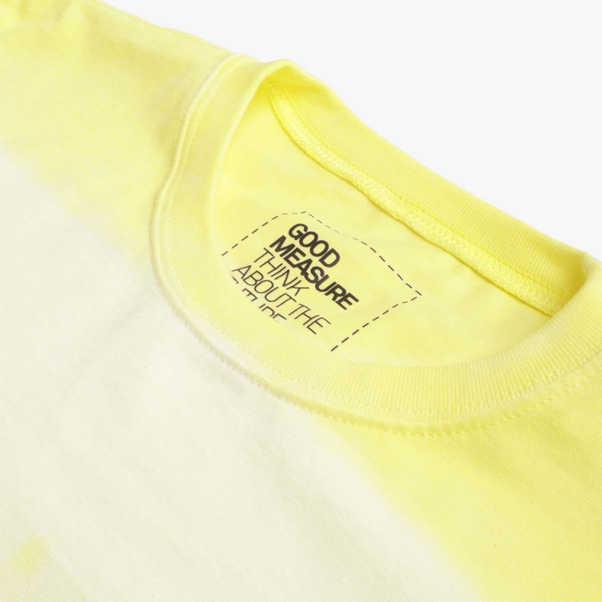 Good Measure Acid Yellow Dyed Stripe T-Shirt