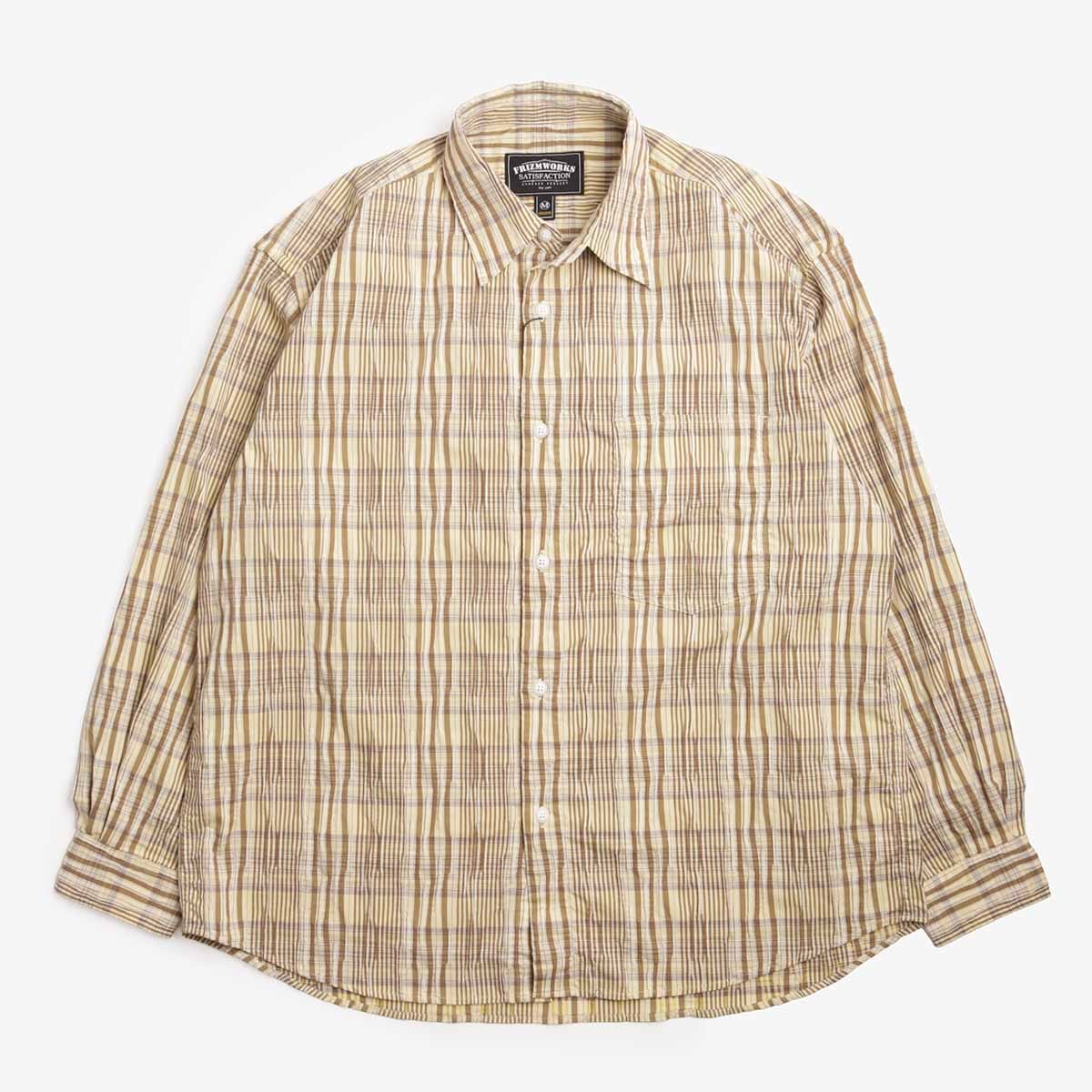 FrizmWORKS Gathered Check Shirt