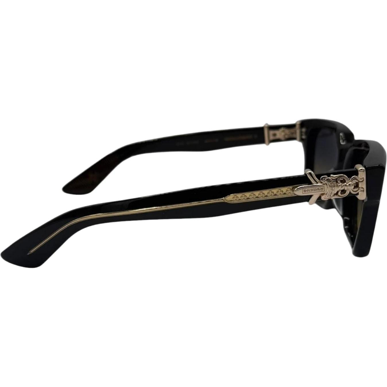 Chrome Hearts Vagillionare Black Sunglasses