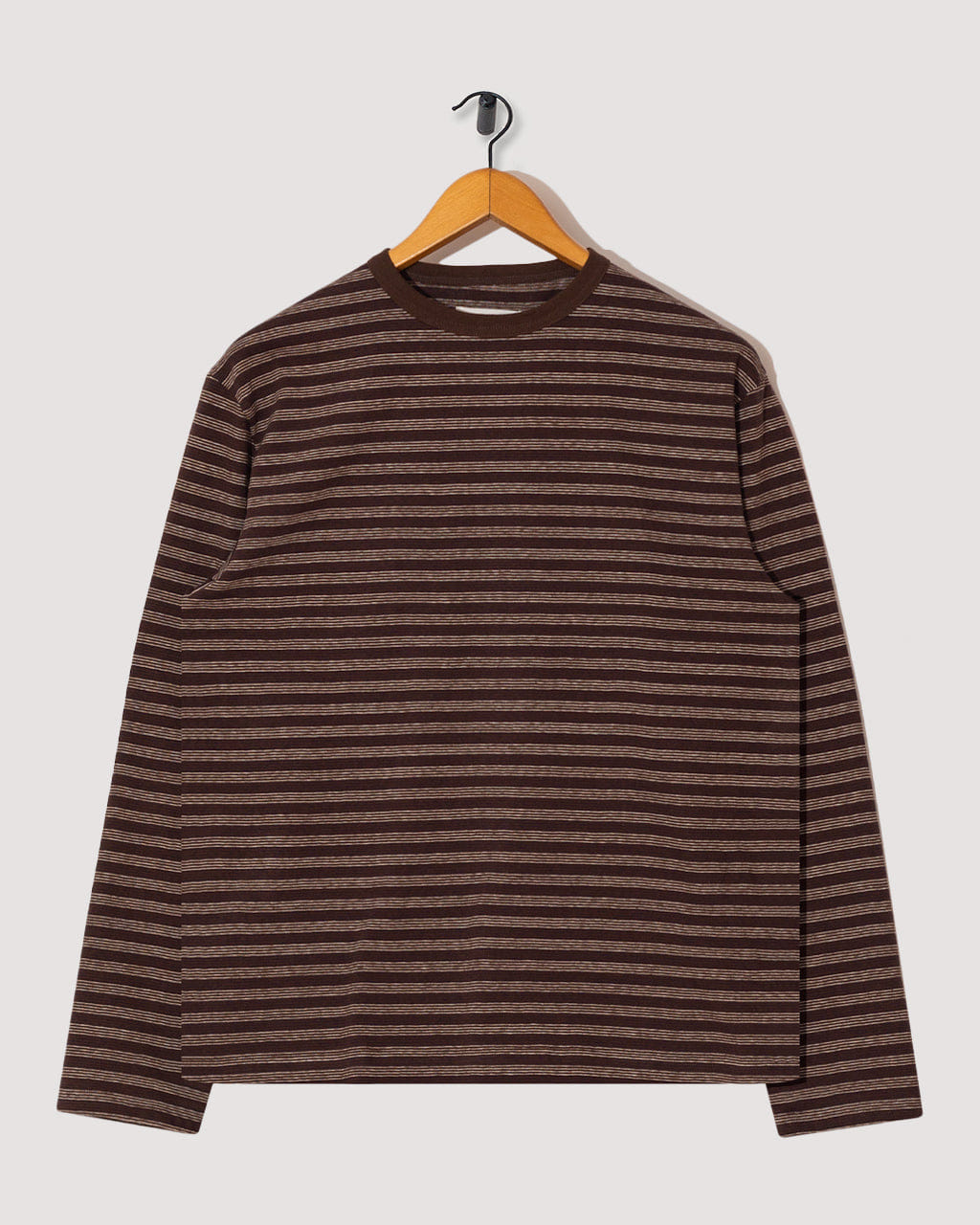 Another Aspect Another T-Shirt 3.0 - Brown Ecru Stripe