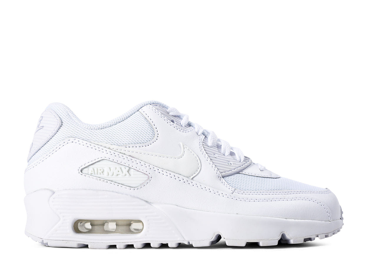 Nike Air Max 90 Mesh 'Triple White' (GS/Juniors)