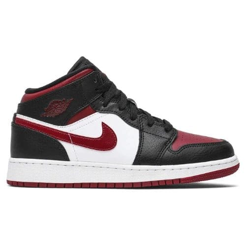 Nike Air Jordan 1 Mid GS Noble Red 554725 066