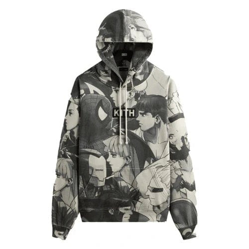 Kith Marvel Capcom Fighter AOP Vintage Nelson Hoodie