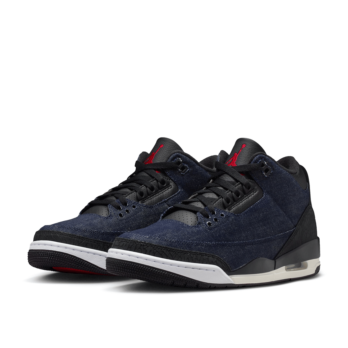 Air Jordan 3 X Levi'S "Indigo And Gym Red"