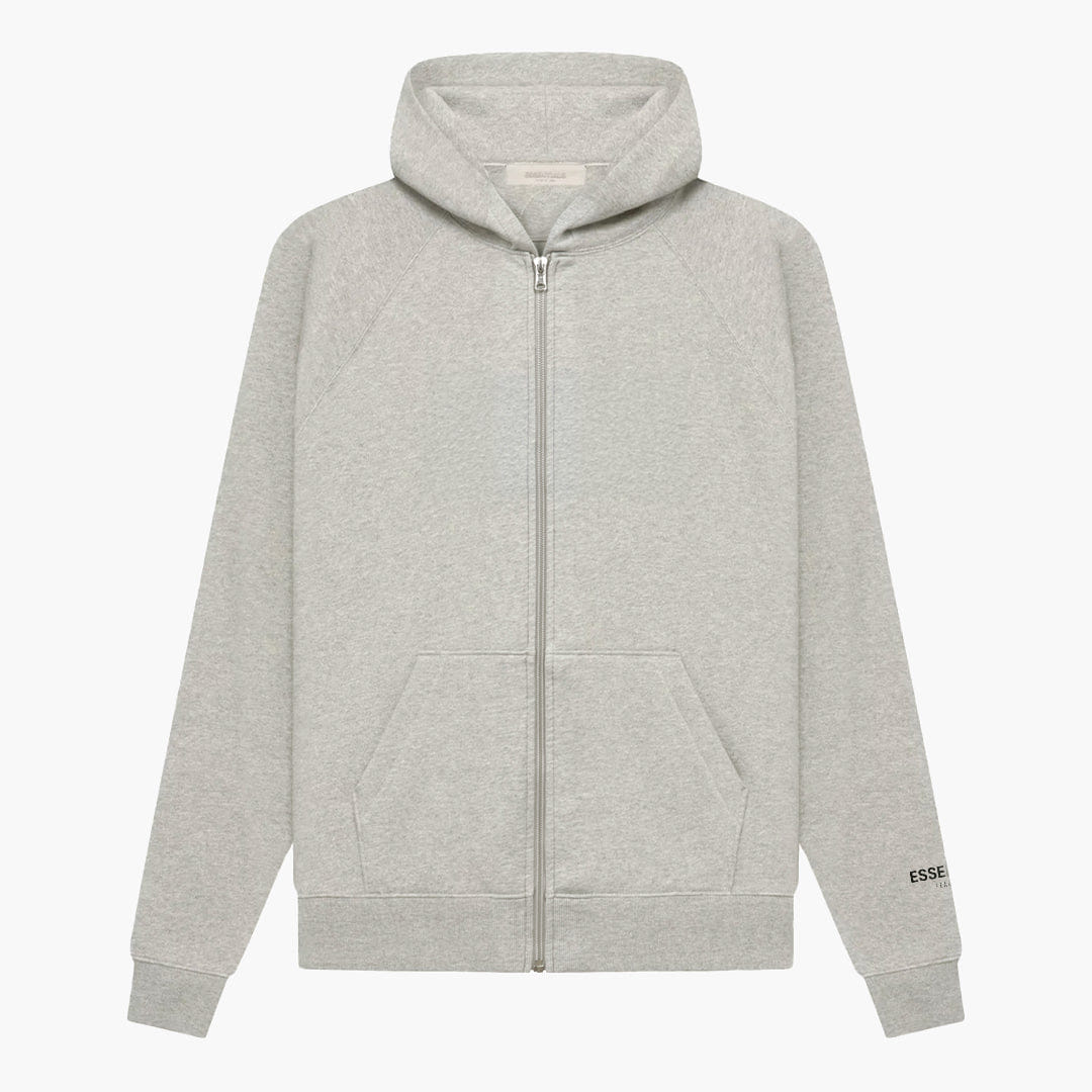 Fear of God Essentials SS21 Zip Hoodie Oatmeal