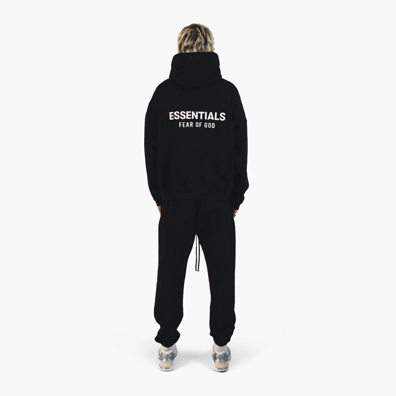 Fear of God Essentials Fleece (FW24) Black - Set (Hoodie & Sweatpant)