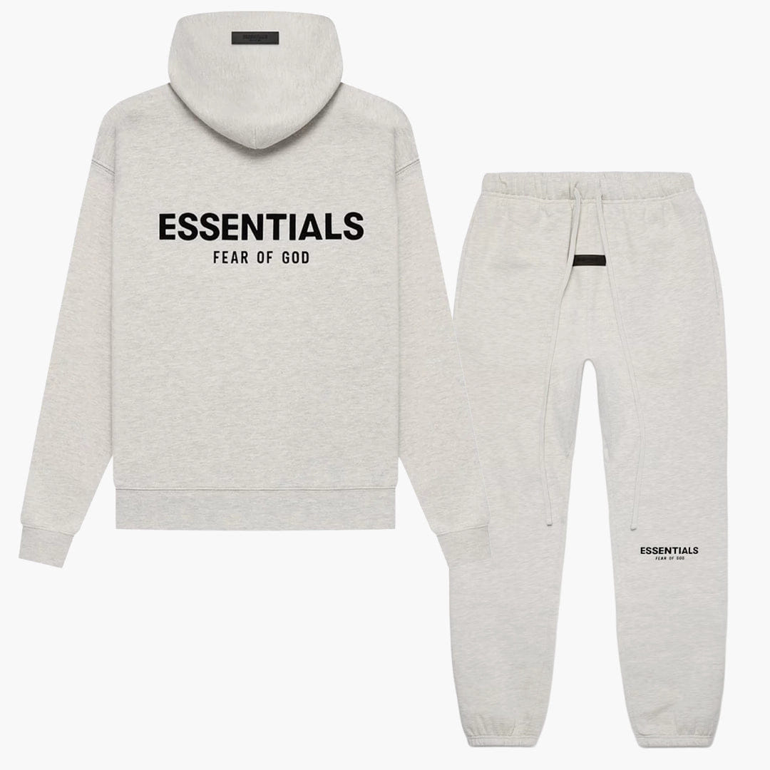 Fear of God Essentials (2022) Light Oatmeal - Set (Hoodie & Sweatpant)
