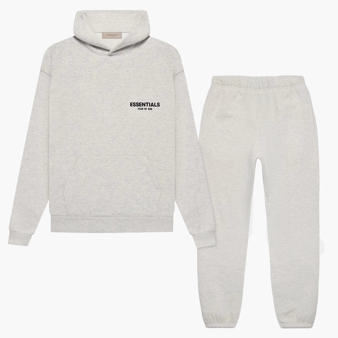 Fear of God Essentials (2022) Light Oatmeal - Set (Hoodie & Sweatpant)