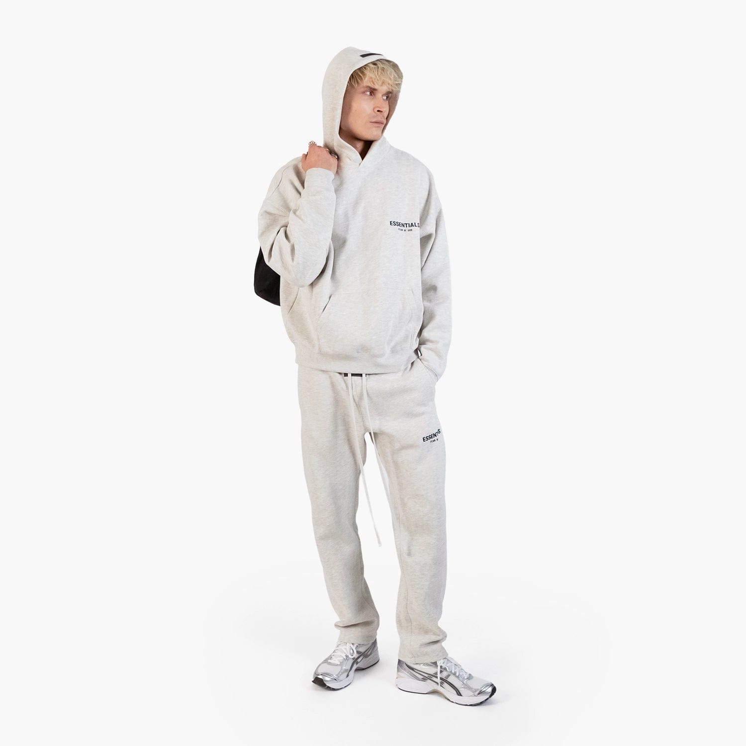 Fear of God Essentials (2022) Light Oatmeal - Set (Hoodie & Sweatpant)