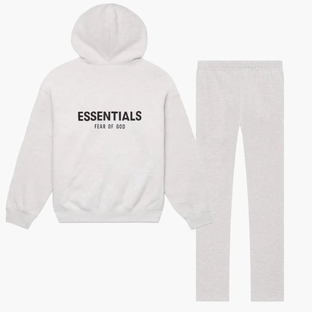 Fear of God Essentials (2022) Relaxed Light Oatmeal - Set (Hoodie & Sweatpant)
